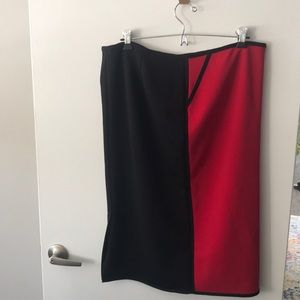 🌵 EUC Worthington Color Block Pencil Skirt XL
